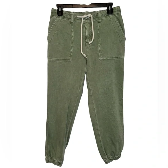 American Eagle Outfitters Olive Joggers. Size 4 - Picture 1 of 4